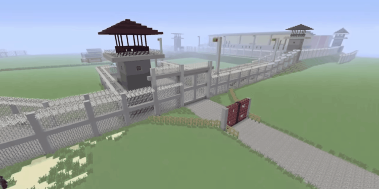 Minecraft - Walking Dead Prison recreated