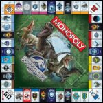 Jurassic park Monopoly game board