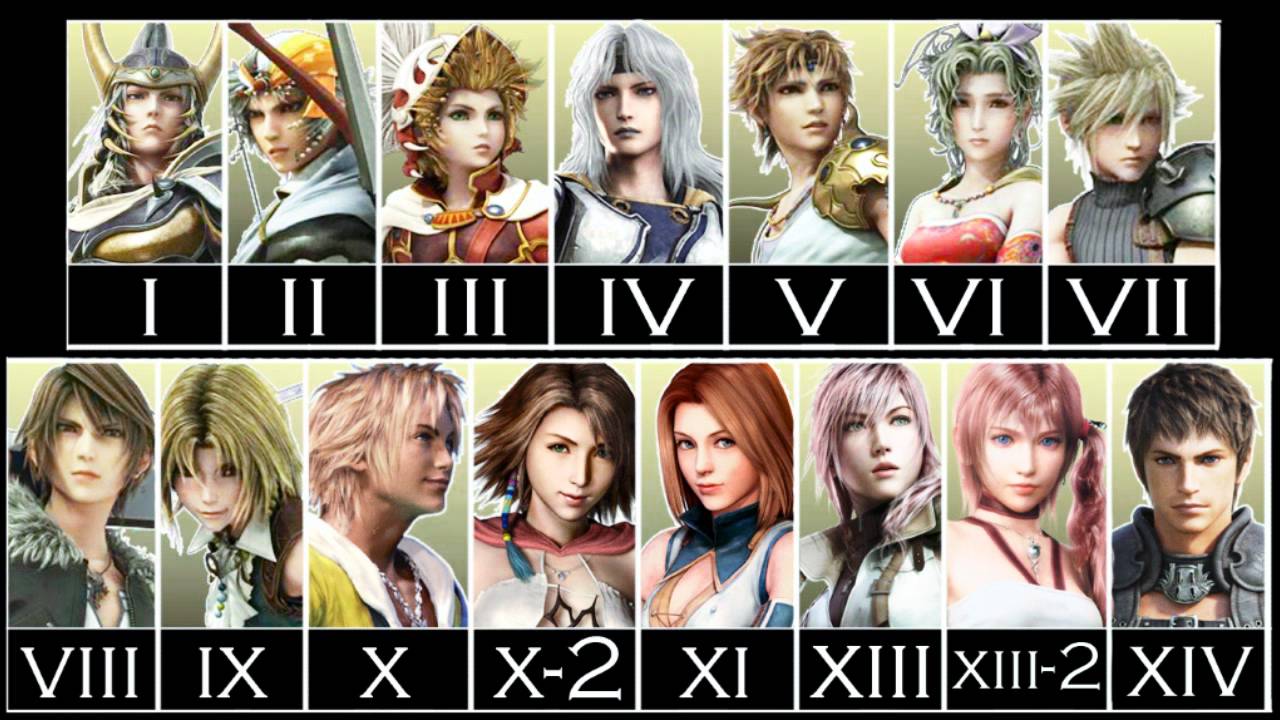 Main Characters Final Fantasy Series