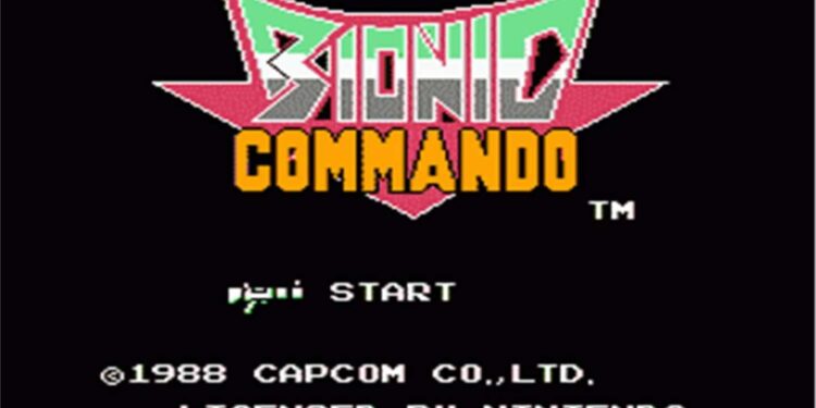 Title Screen, NES, Nintendo, Capcom