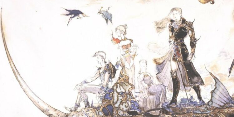 Final Fantasy V, Cover Art, Characters