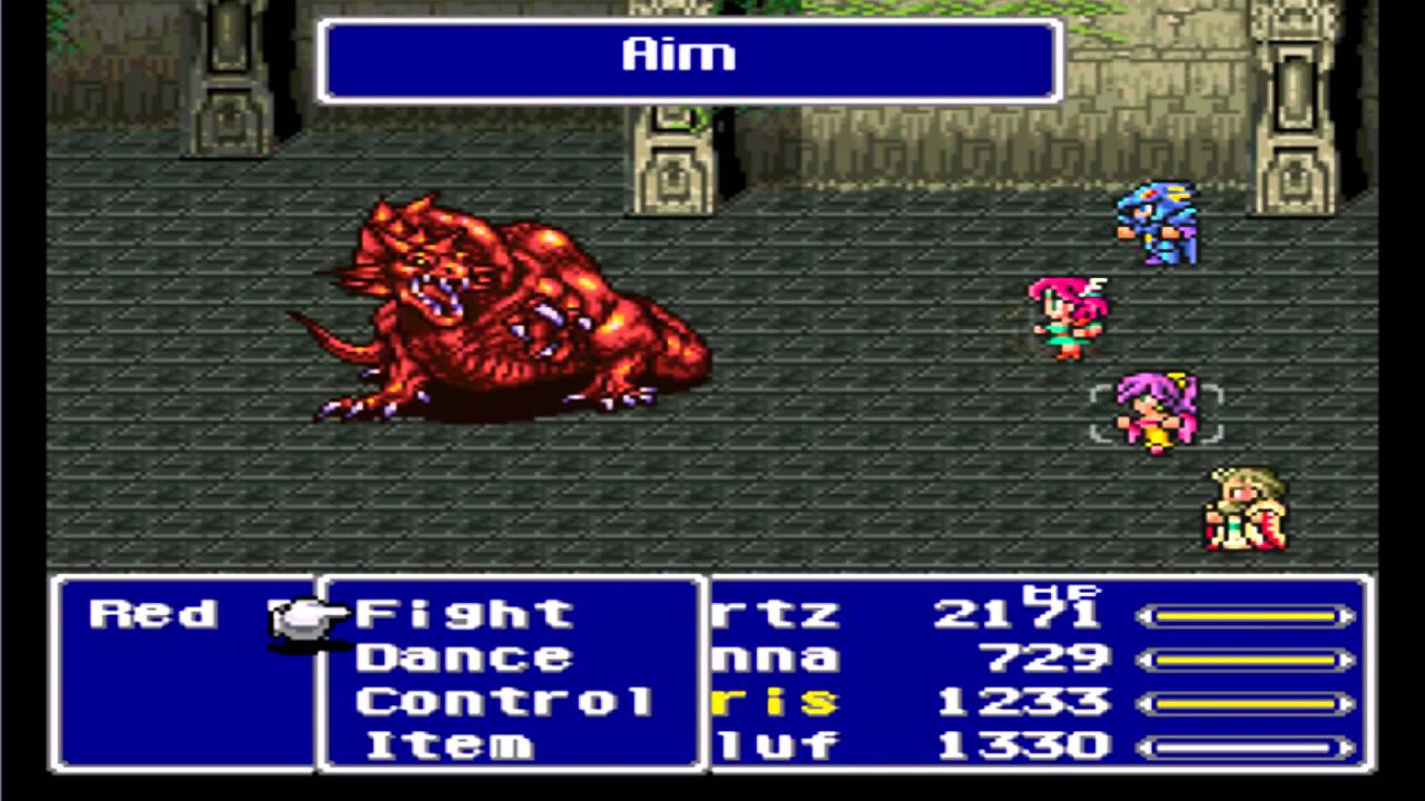 Final Fantasy V, Battle, SNES, Famicom