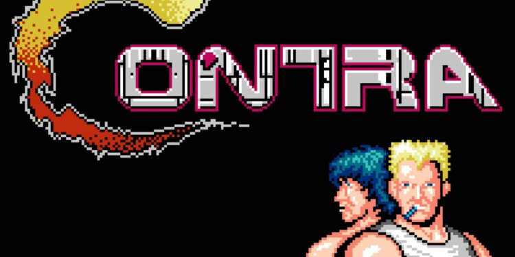 Opening Screen, NES, Contra