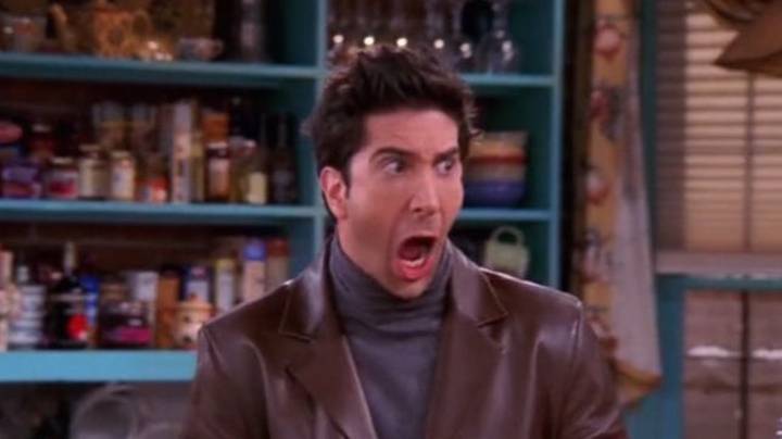 Ross Geller screaming on Friends